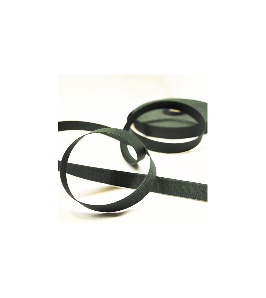 Ruban De Couture En Coton Sergé – Noir, 5 Mètres, Largeur 15 Mm – Pour Bordure, Renfort, Décoration Ou Bricolage