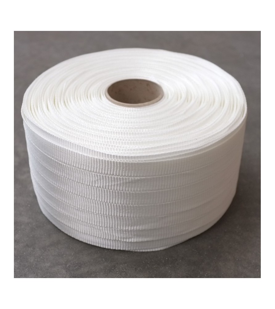 Sangle Coton Tissé Plat – 6 Mm X 5 M, Noir, 100% Coton | Pour Couture, Bricolage, Renfort Ourlet