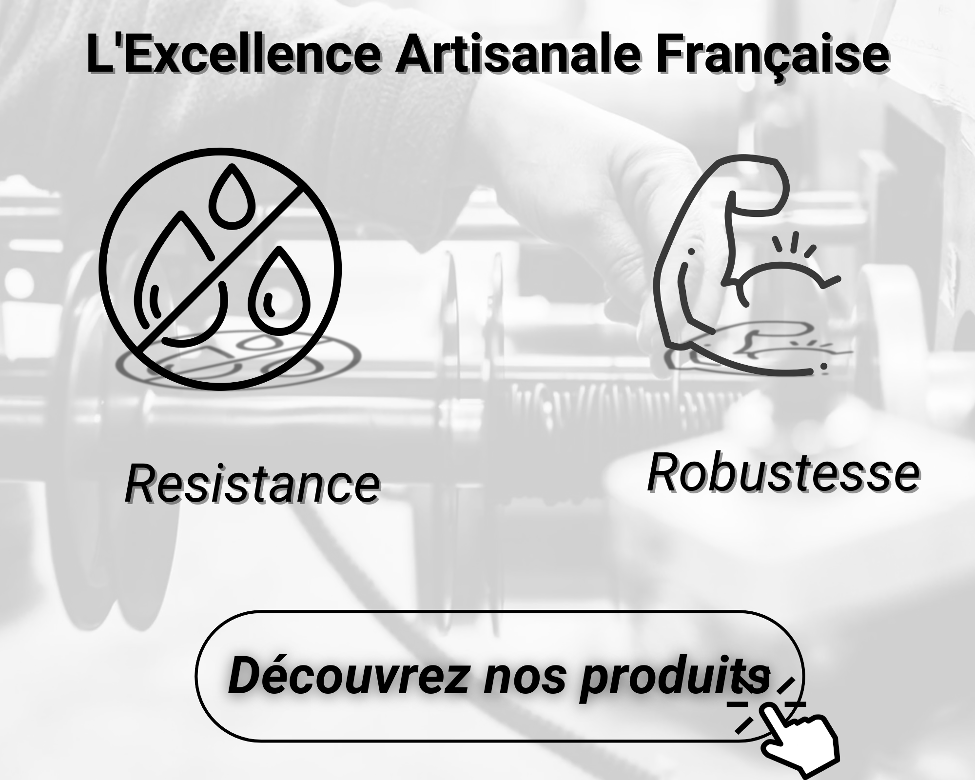 Image qui montre la solidité et la robustesse des produits STN Tressage